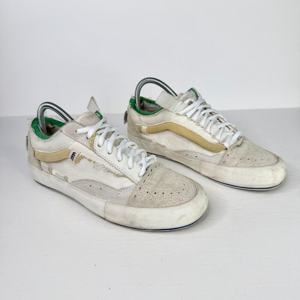 Vans Old Skool Cap LX Deconstructed Marshmallow Shoes Sneakers White M7, W8.5